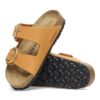 Arizona Big Buckle in pelle nabuk arancione bruciato