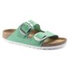 Arizona Big Buckle in pelle nabuk Bold Jade