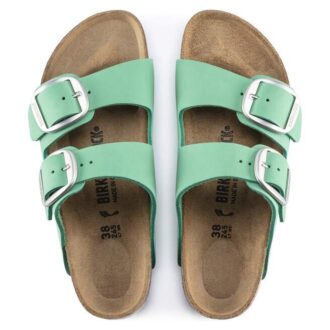 Arizona Big Buckle in pelle nabuk Bold Jade