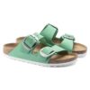Arizona Big Buckle in pelle nabuk Bold Jade