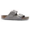 Arizona Big Buckle in pelle nabuk naturale