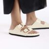 Arizona Big Buckle in pelle naturale verniciata