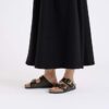 Arizona Big Buckle Tessuto Raffia Nero Arizona Big Buckle Tessuto Raffia Nero