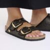Arizona Big Buckle Tessuto Raffia Nero Arizona Big Buckle Tessuto Raffia Nero