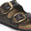 Arizona Big Buckle Tessuto Raffia Nero Arizona Big Buckle Tessuto Raffia Nero