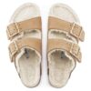 Arizona Bold in pelle naturale e shearling