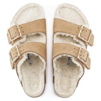 Arizona Bold in pelle naturale e shearling