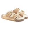 Arizona Bold in pelle naturale e shearling