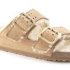 Arizona Bold in pelle naturale e shearling