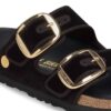 Arizona con Big Buckle, bordino, rivetti, logo in tessuto e velluto nero Arizona con Big Buckle, bordino, rivetti, logo in tessuto e velluto nero