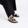 Arizona Droplet Buckle in pelle naturale verniciata Arizona Droplet Buckle in pelle naturale verniciata