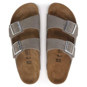 Arizona Flex Platform in pelle nabuk grigio tortora