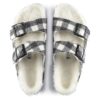 Arizona in pelle scamosciata e montone – Plaid bianco Arizona in pelle scamosciata e montone – Plaid bianco