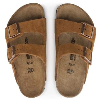 Arizona Kids in pelle scamosciata color visone