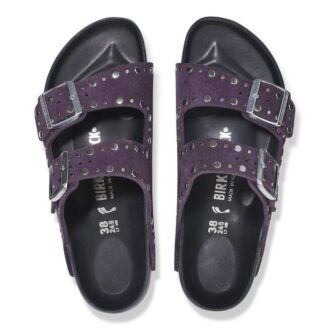Arizona Rivets in pelle scamosciata Acai