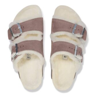 Arizona Shearling Pelle scamosciata-montone Viola sbiadito