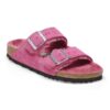 Arizona Shearling Pelle scamosciata-Pelle di montone Tulip fucsia