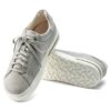 Bend Low in pelle naturale e tessuto
