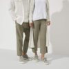 Bend Low in pelle naturale e tessuto