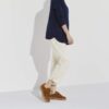 Bend Low in pelle scamosciata Mink