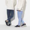 Bend Low Pelle-Tessuto Blu notte
