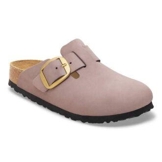 Boston Big Buckle in pelle nabuk