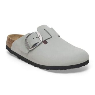 Boston Big Buckle in pelle nabuk