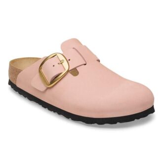 Boston Big Buckle in pelle nabuk