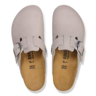 Boston Big Buckle in pelle nabuk