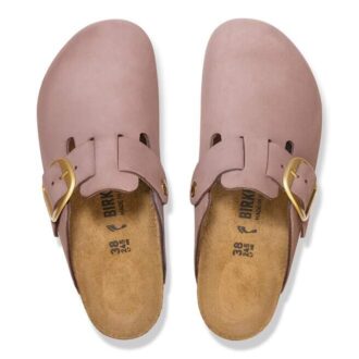 Boston Big Buckle in pelle nabuk