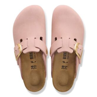 Boston Big Buckle in pelle nabuk