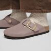 Boston Big Buckle in pelle nabuk Boston Big Buckle in pelle nabuk
