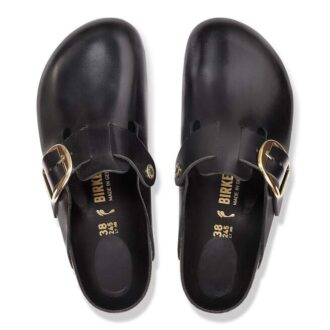 Boston Big Buckle in pelle naturale