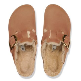 Boston Big Buckle in pelle naturale oliata