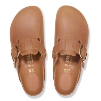Boston Big Buckle in pelle naturale oliata