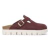 Boston Chunky in pelle scamosciata Berry Crush Boston Chunky in pelle scamosciata Berry Crush