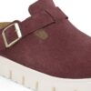 Boston Chunky in pelle scamosciata Berry Crush Boston Chunky in pelle scamosciata Berry Crush