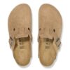 Boston in pelle scamosciata goffrata a pois, nuovo beige Boston in pelle scamosciata goffrata a pois, nuovo beige