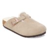 Boston Shearling Kids in pelle scamosciata e pelliccia