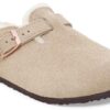 Boston Shearling Kids in pelle scamosciata e pelliccia