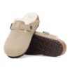 Boston Shearling Kids in pelle scamosciata e pelliccia