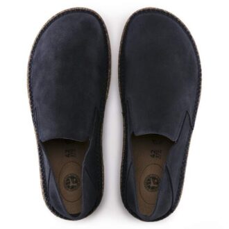 Callan in pelle scamosciata blu navy