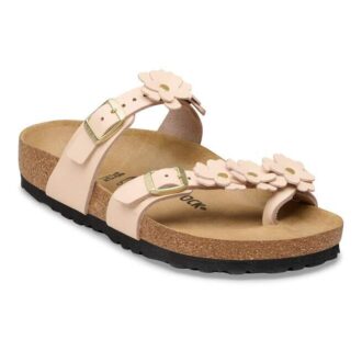 Decorazione floreale Mayari in pelle naturale