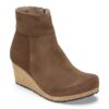 Ebba in pelle scamosciata Dark Tea