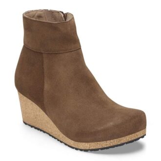 Ebba in pelle scamosciata Dark Tea