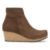 Ebba in pelle scamosciata Dark Tea