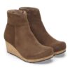 Ebba in pelle scamosciata Dark Tea