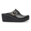 Fanny con fibbia ad anello in pelle naturale