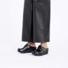 Fanny con fibbia ad anello in pelle naturale
