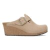 Fanny in pelle scamosciata Warm Sand